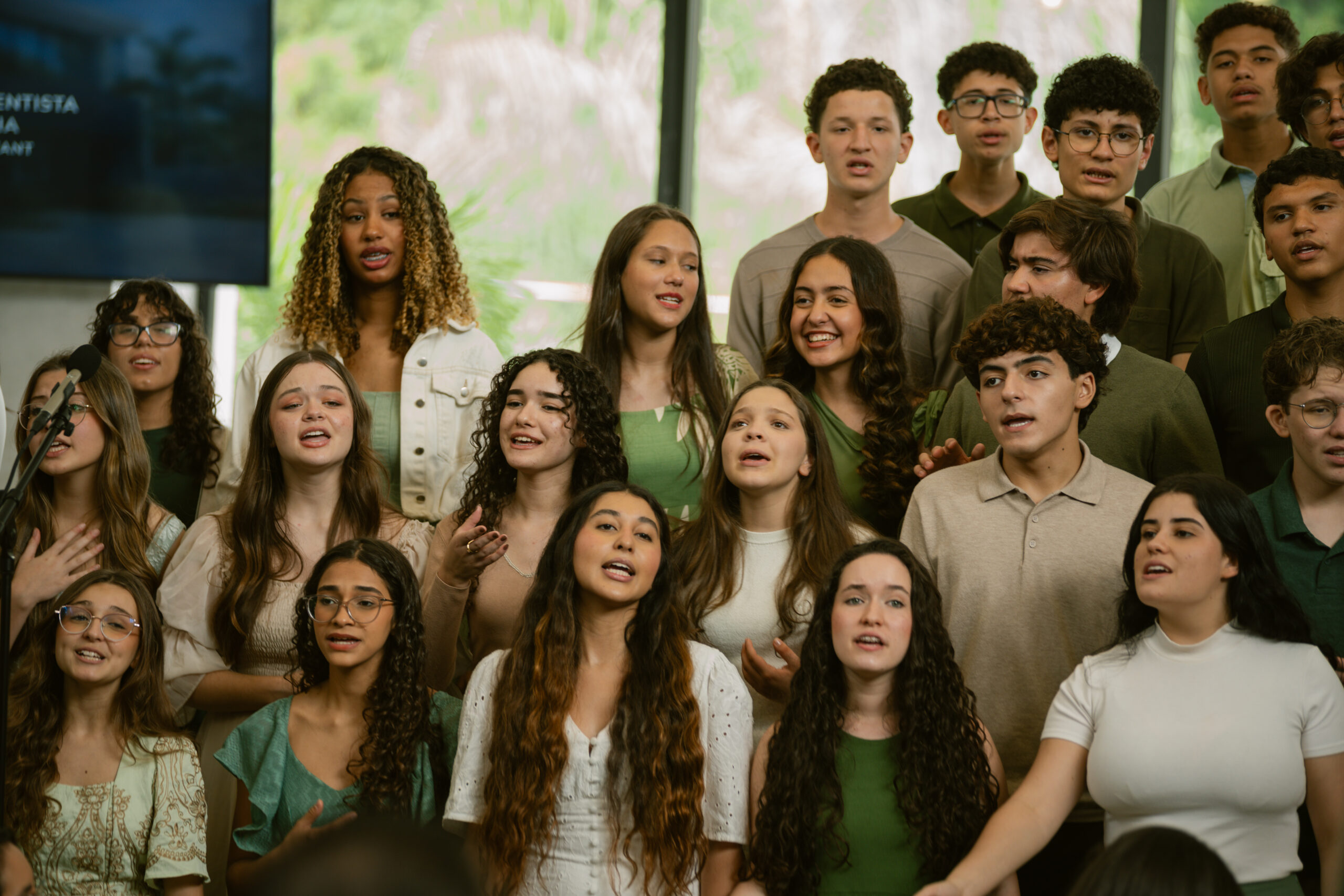 CORAL DURANTE APRESENTAÇÃO